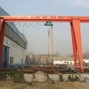 MH型3-16噸電動(dòng)葫蘆單梁門式起重機(jī)(箱體形狀)